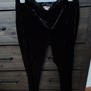 Juicy Couture Black Velvet Women's Jeggings